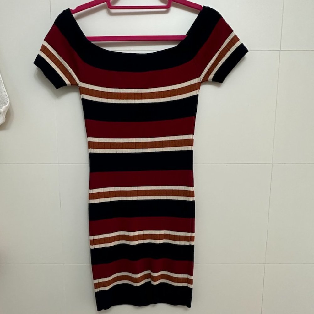 Gab & Kate Striped Bodycon Dress